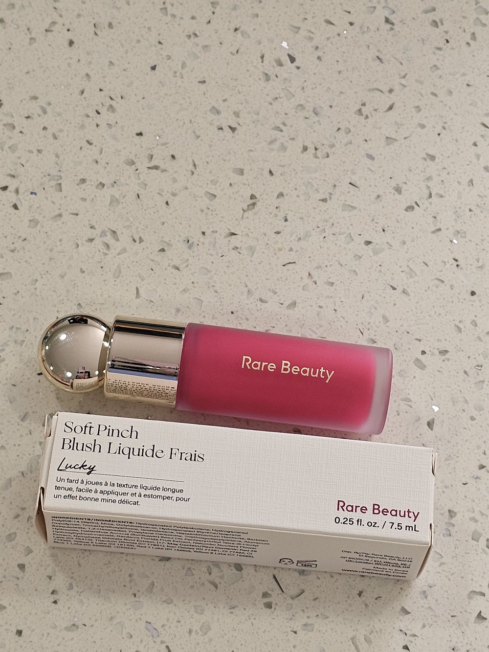 Rare Beauty Soft Pinch Liquid Blush In Shade Lucky Pink